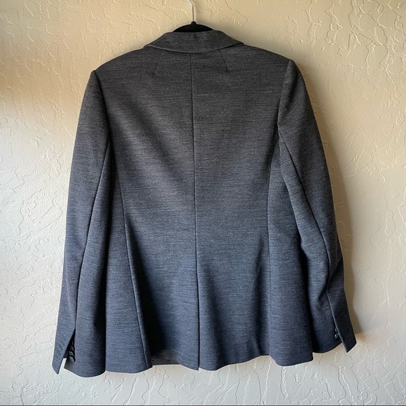 Ann Taylor Gray Double Button Blazer - Picture 3 of 8